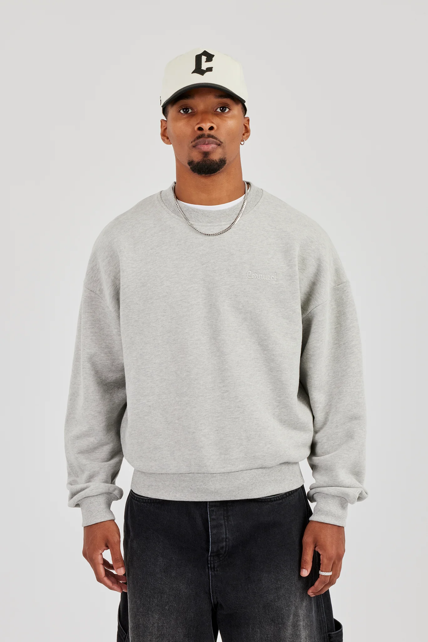 Sweater - Grey Marl - Image 2