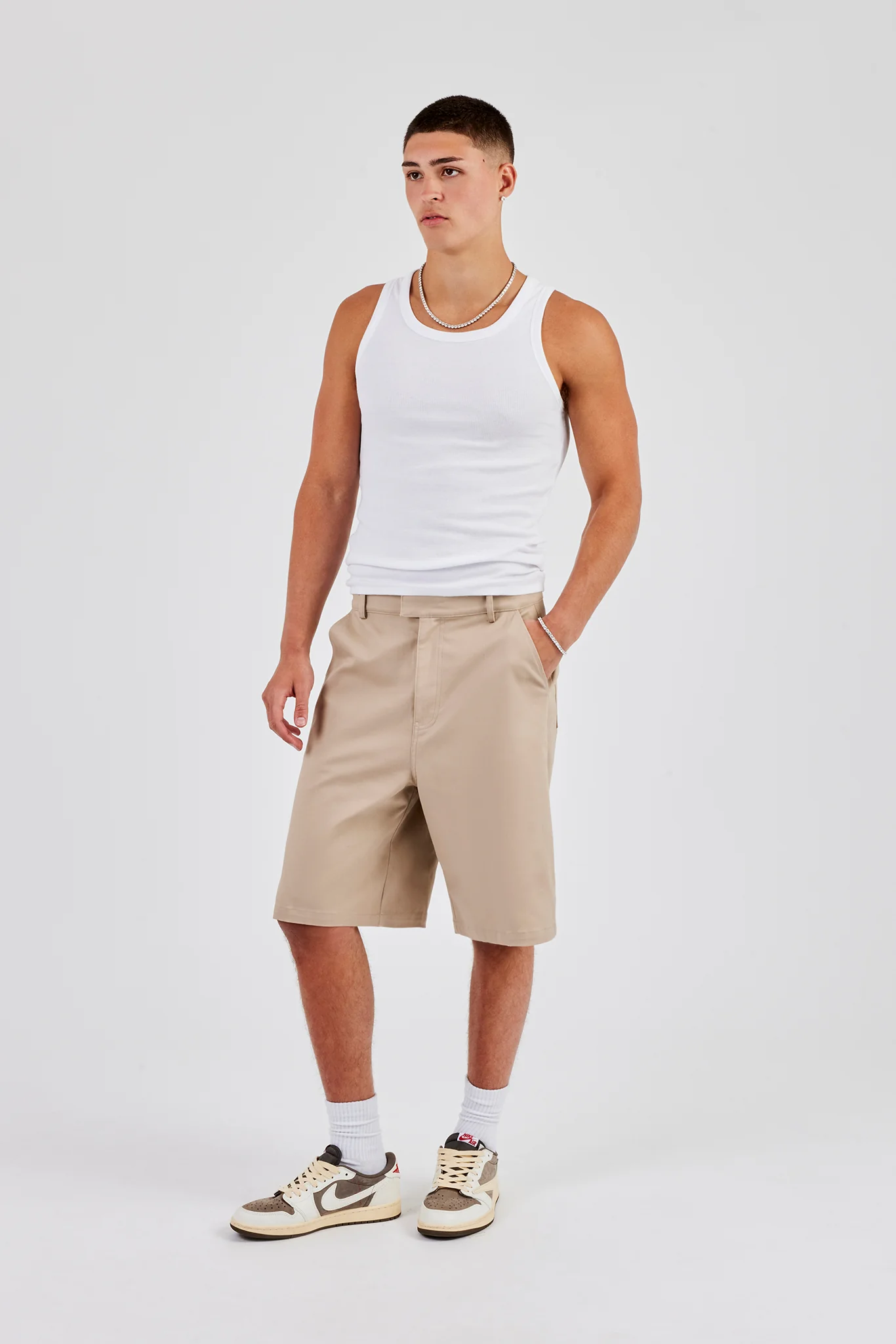 Tailored Jort - Beige - Image 5