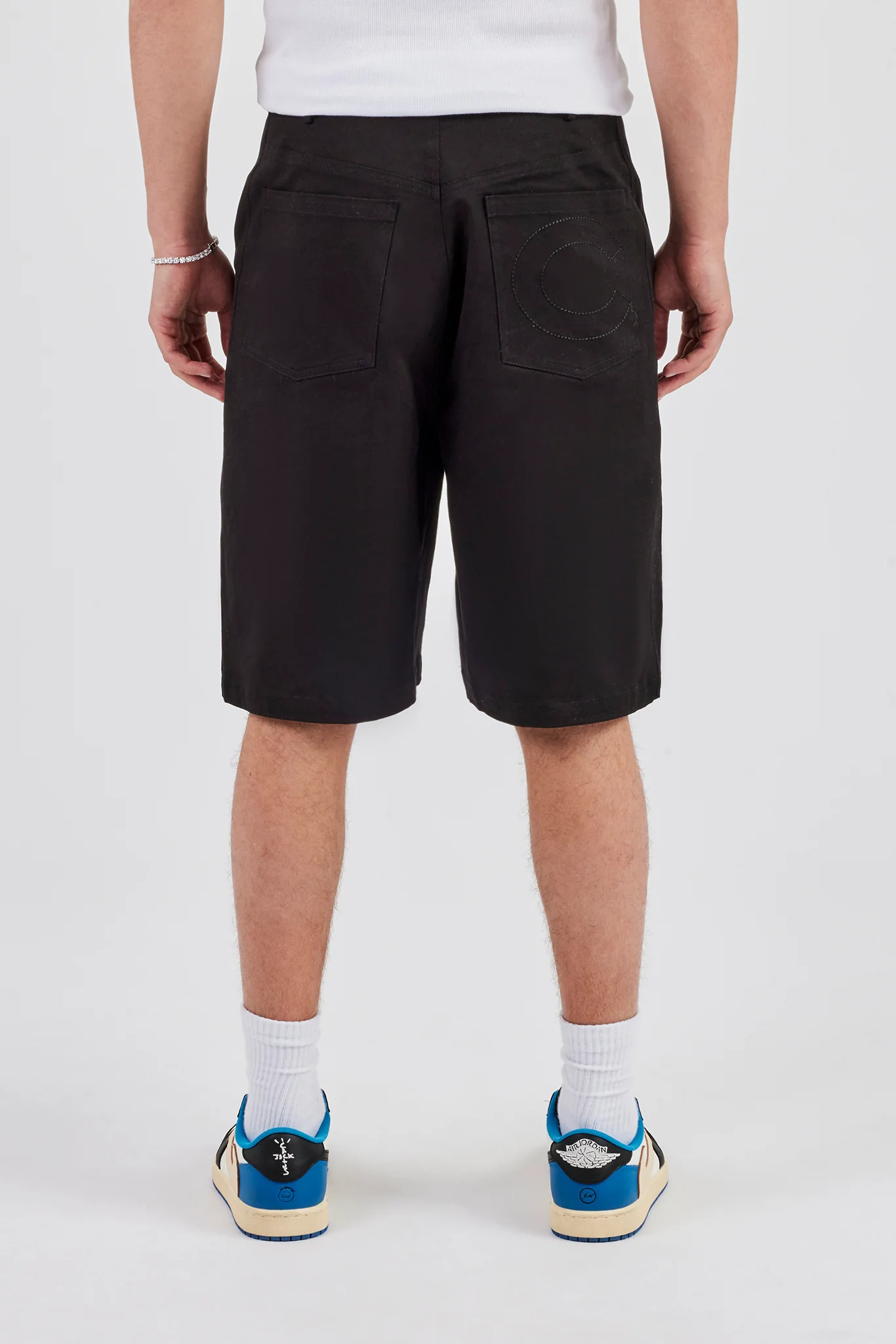 Tailored Jort - Black - Image 4
