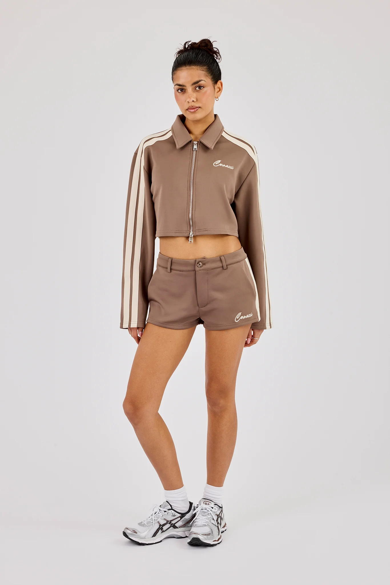 Taping Micro Short - Taupe - Image 4