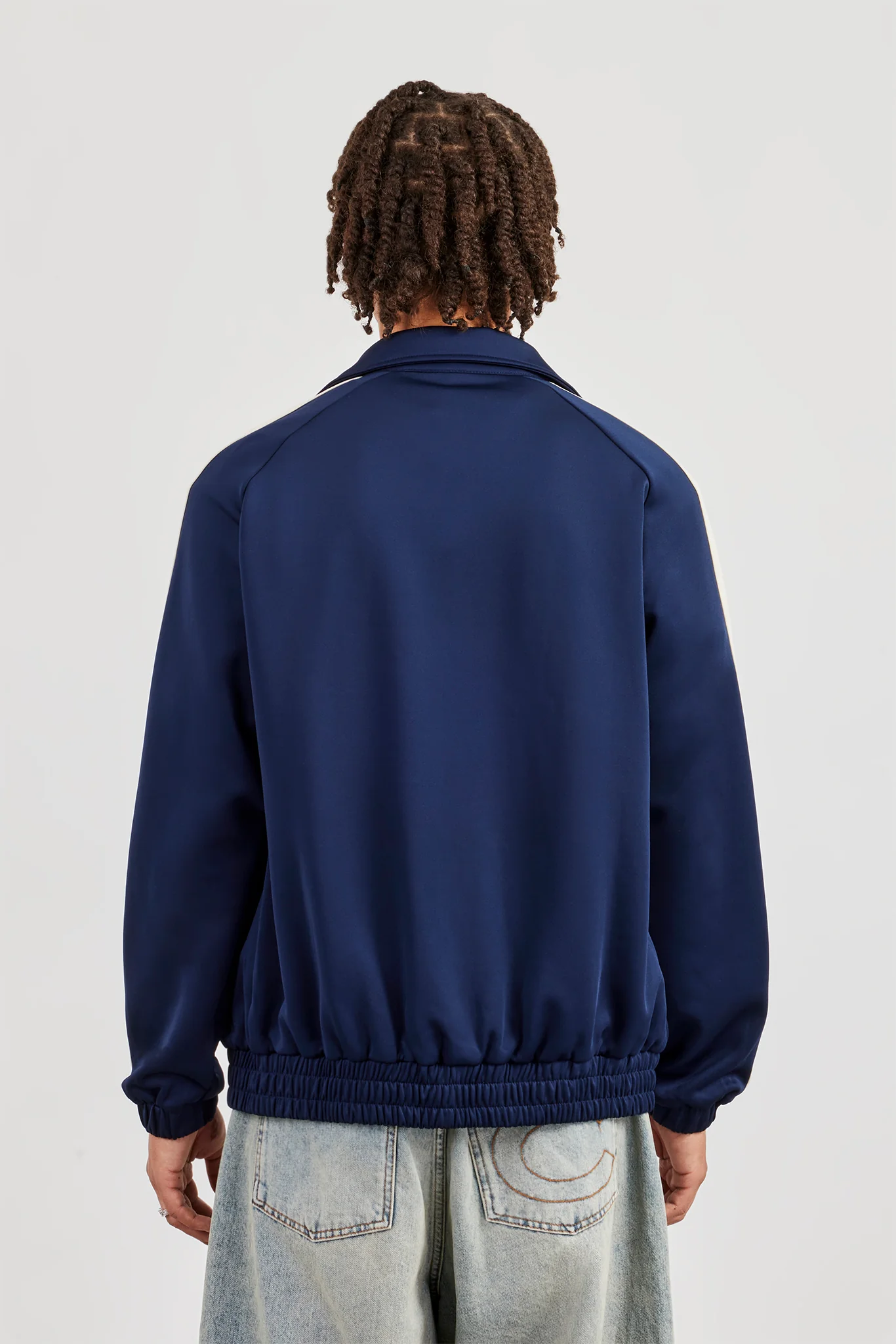 Taping Track Jacket - Navy Blue - Image 4