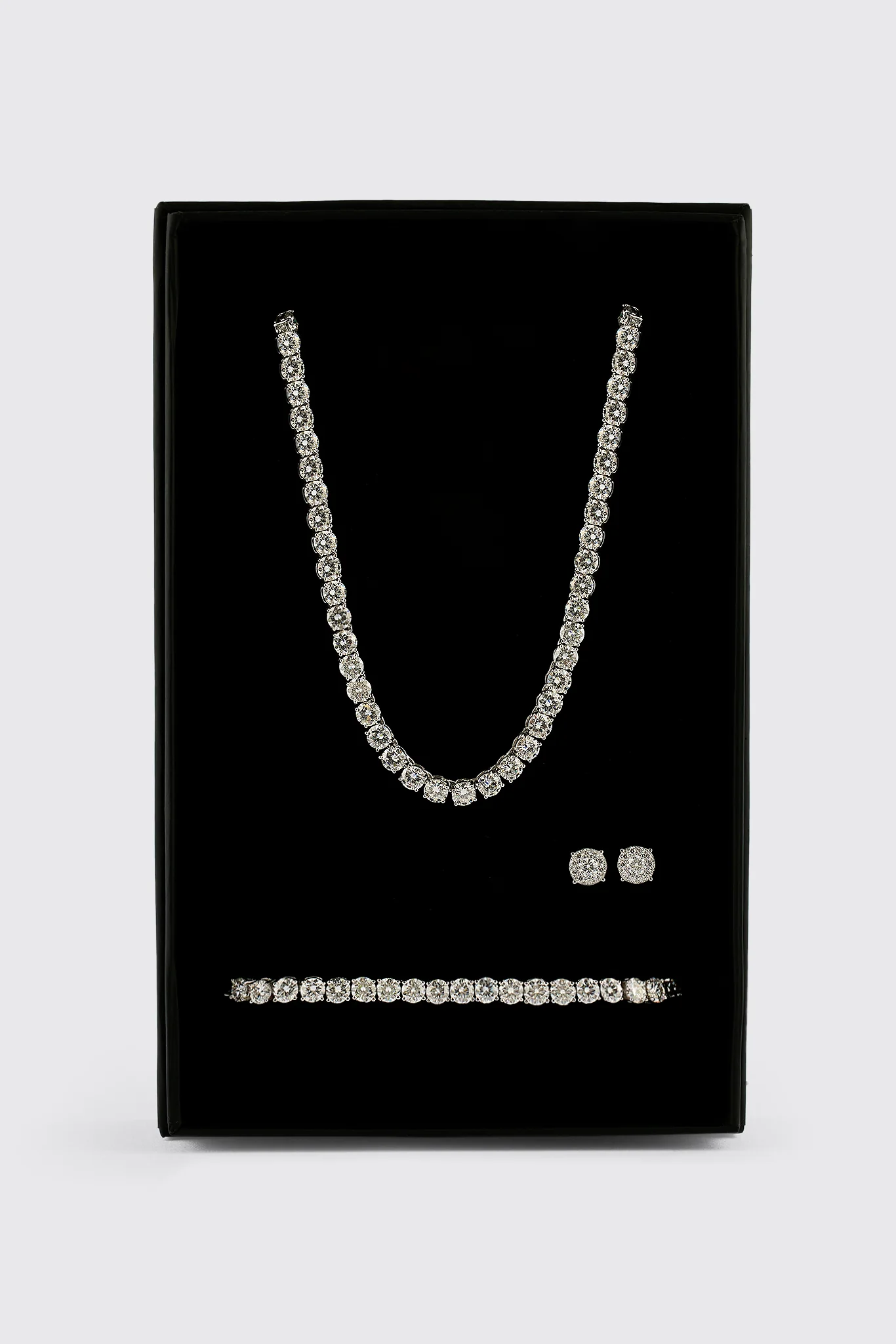 Tennis Chain, Bracelet & Stud - 5mm - Image 3