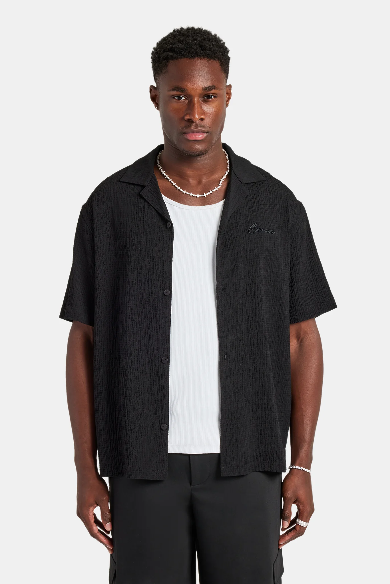 Textured Revere Shirt - Image 4
