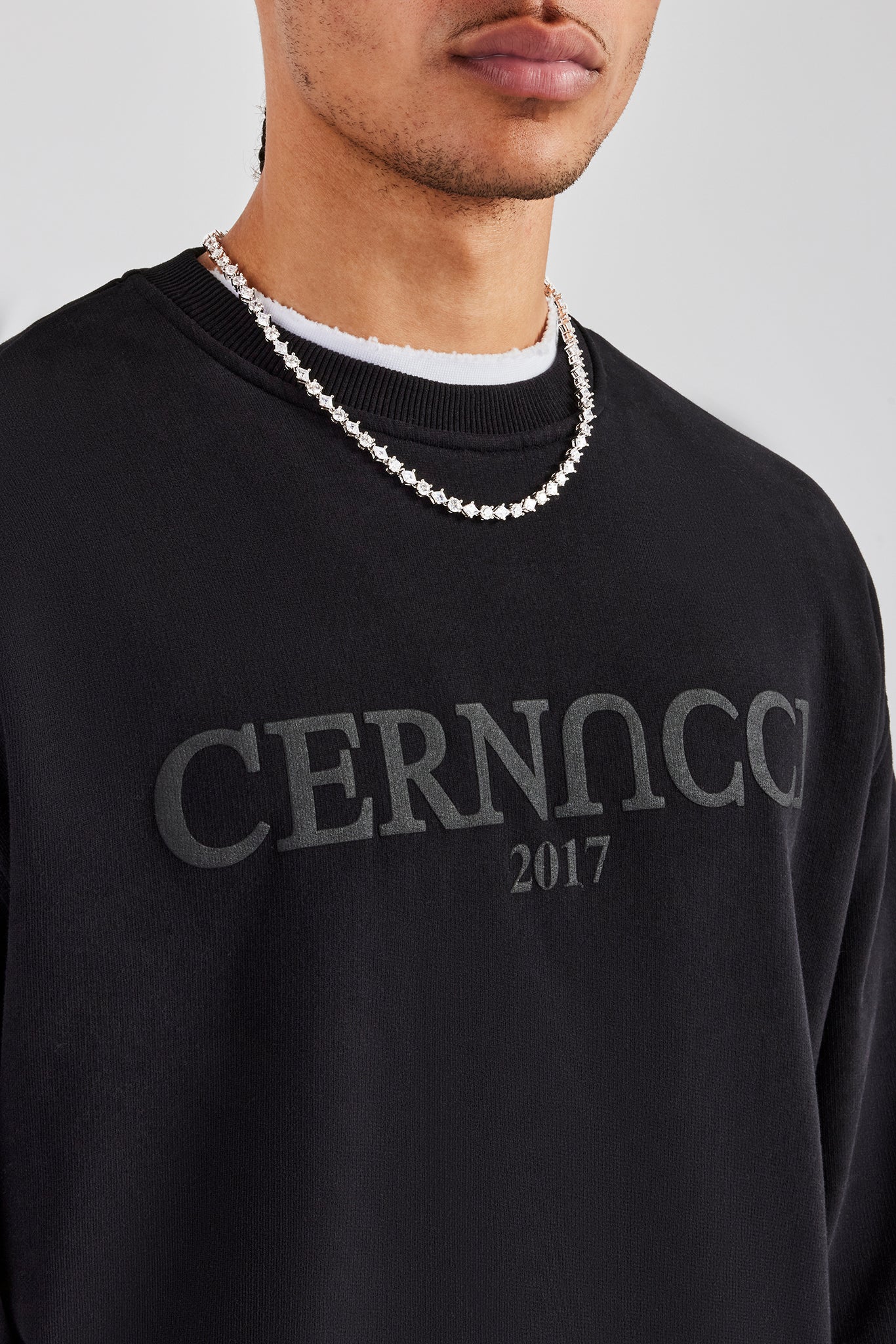 Tonal Logo Oversized Sweatshirt - Image 2
