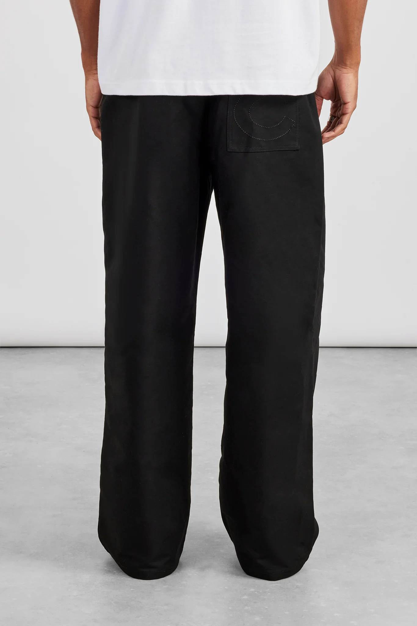 Twill Baggy Trouser - Black - Image 3