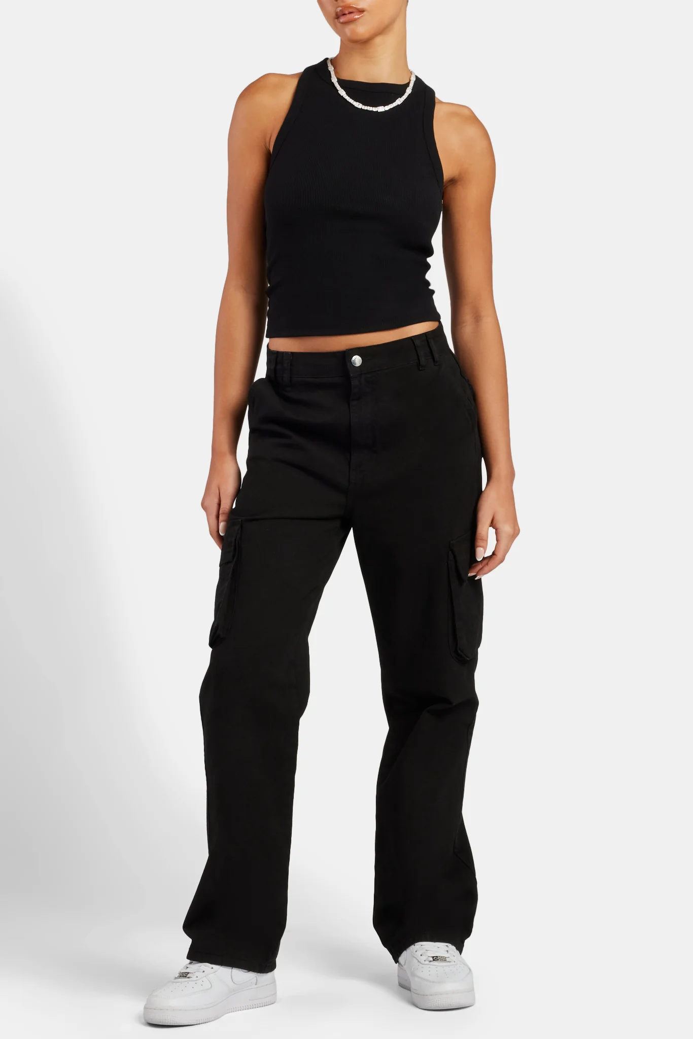 Vest Top - Black - Image 2