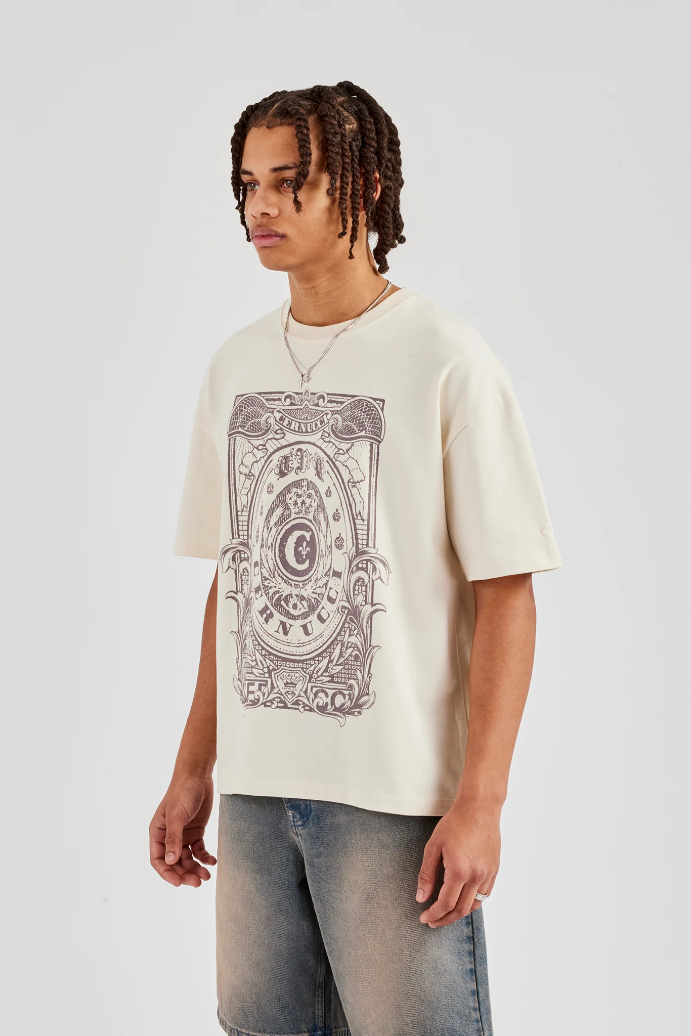 Washed Graphic Print T-Shirt - Image 2