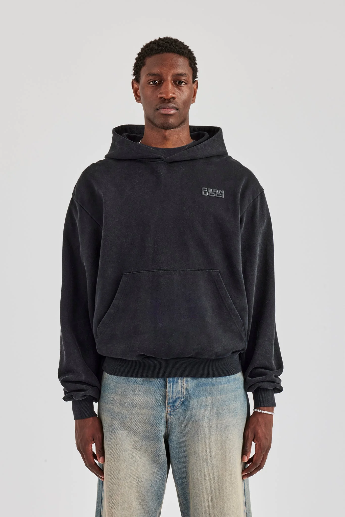 Washed Hoodie - Black