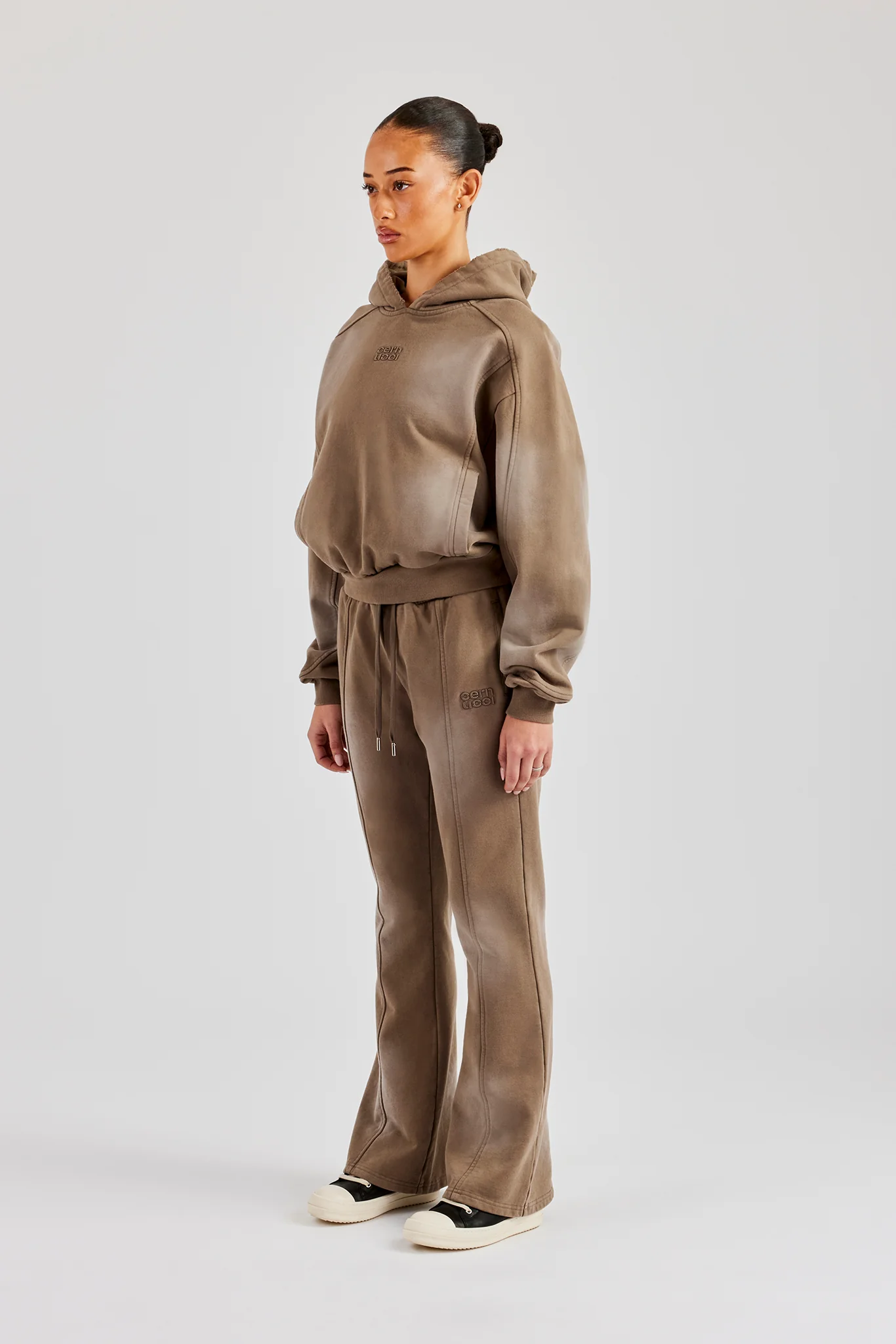 Washed Jersey Flare - Washed Taupe - Image 2