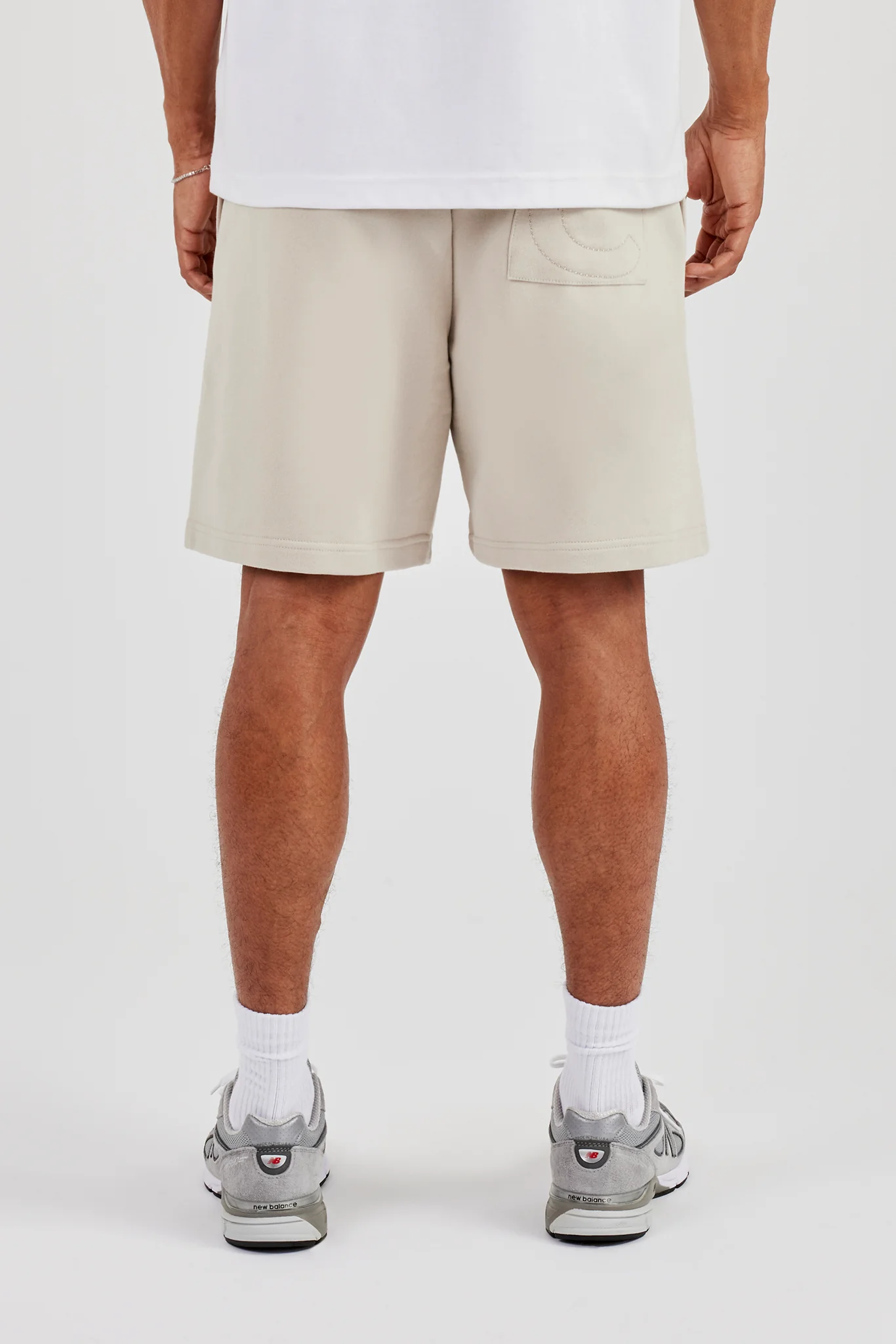 Washed Relaxed Embroidered short - Washed Stone - Image 3