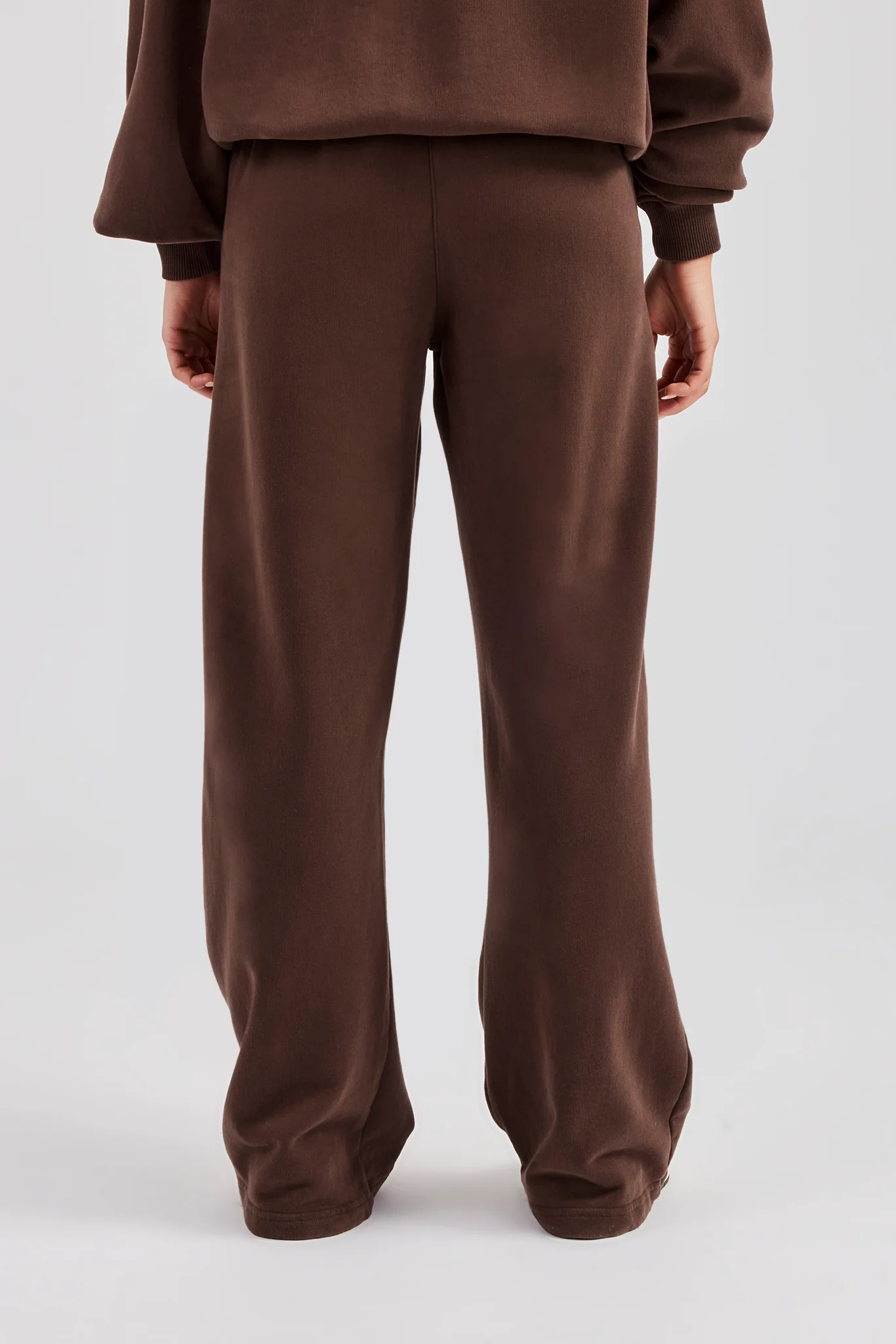 Wide Leg Jogger - Chocolate - Image 3