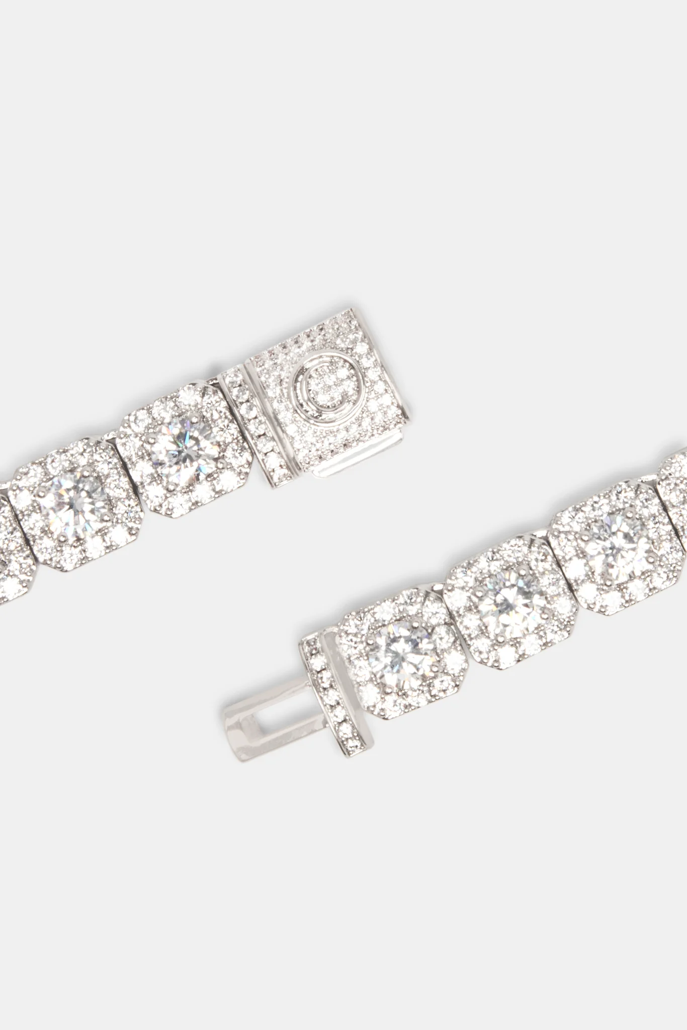 Womens 10mm Clustered Tennis Chain - Image 5