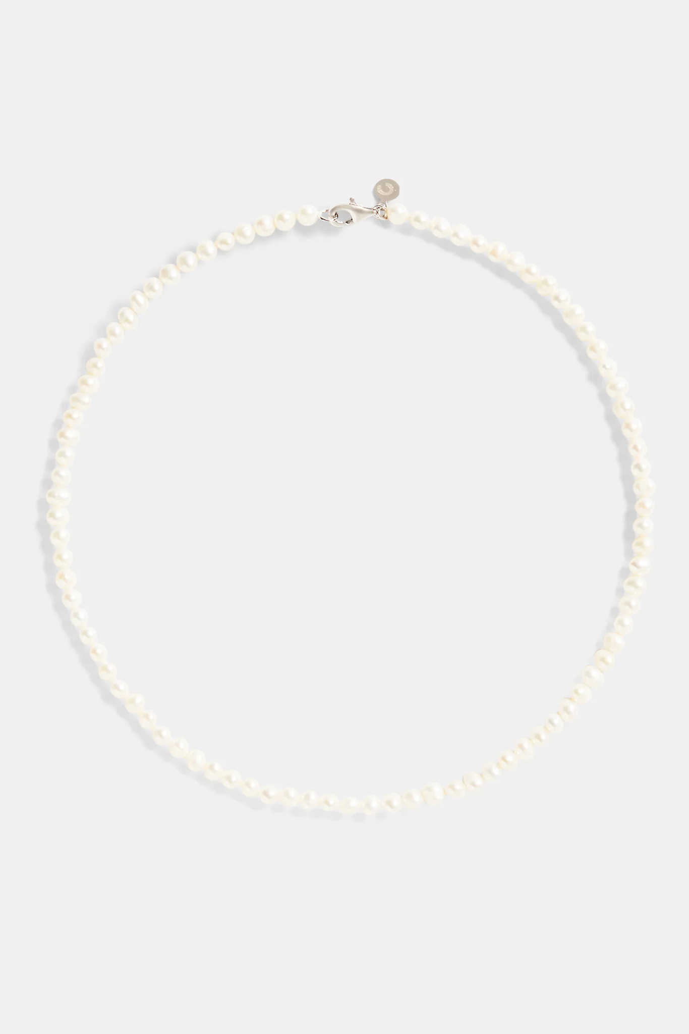 Womens 4mm Pearl Necklace - Image 3