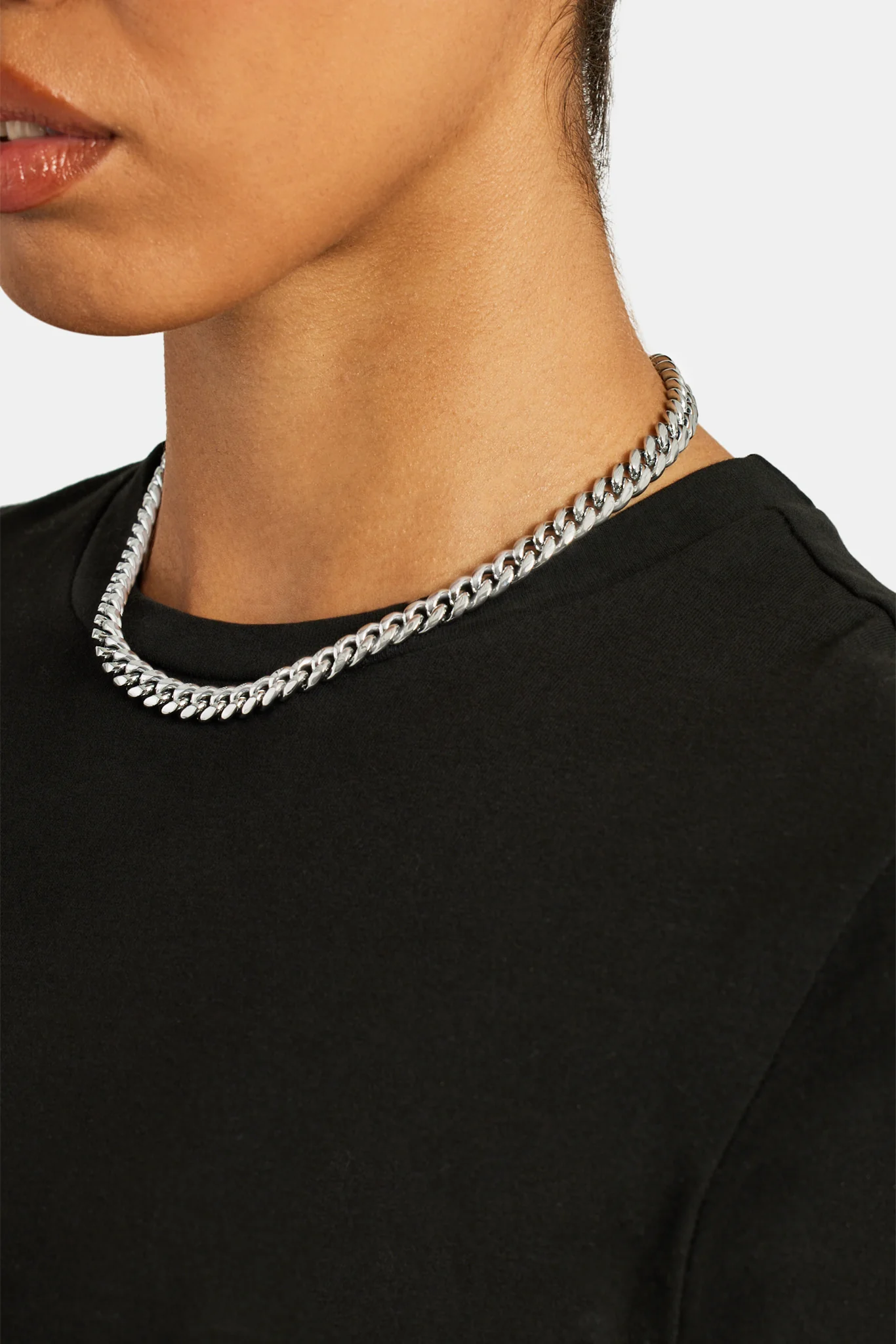 Womens 8mm Miami Cuban Chain - Image 4