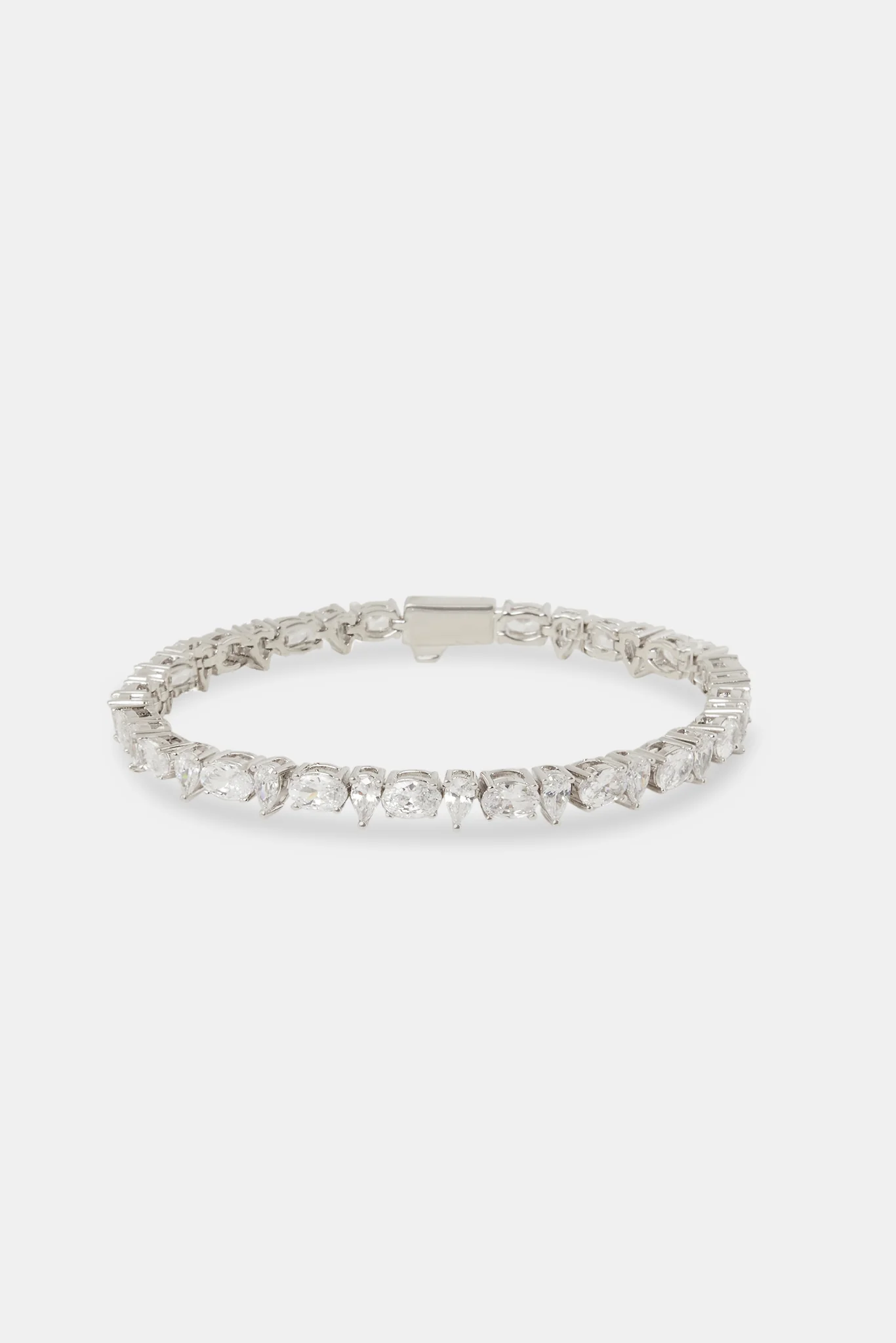 Women's Oval & Pear Tennis Bracelet - 5mm - Image 2