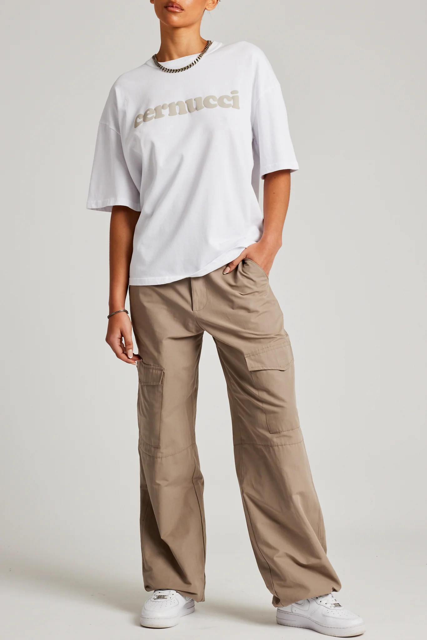 Oversized T-Shirt - White - Image 4