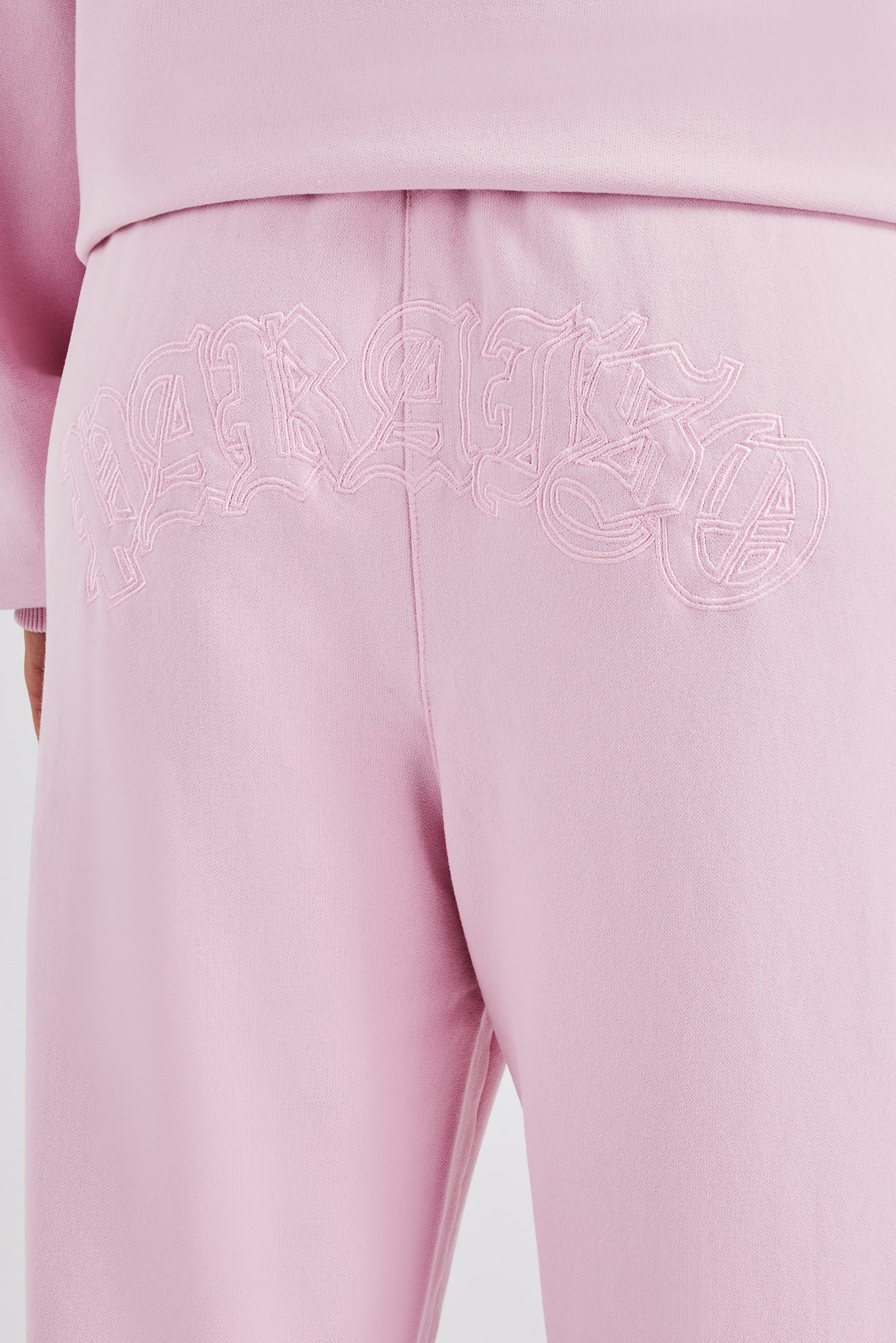 Womens Paraiso Embroidered Tracksuit - Pink - Image 3