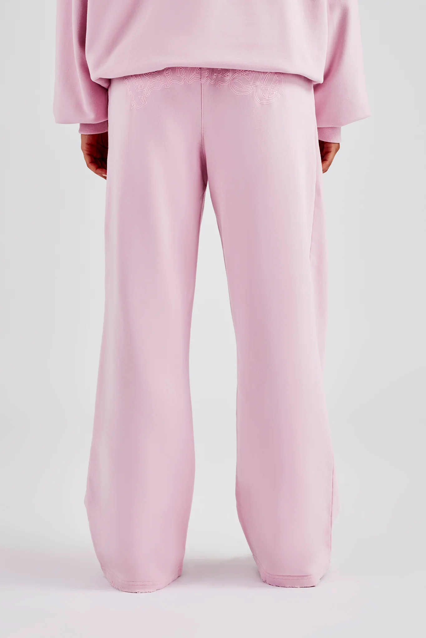 Womens Paraiso Embroidered Tracksuit - Pink - Image 7