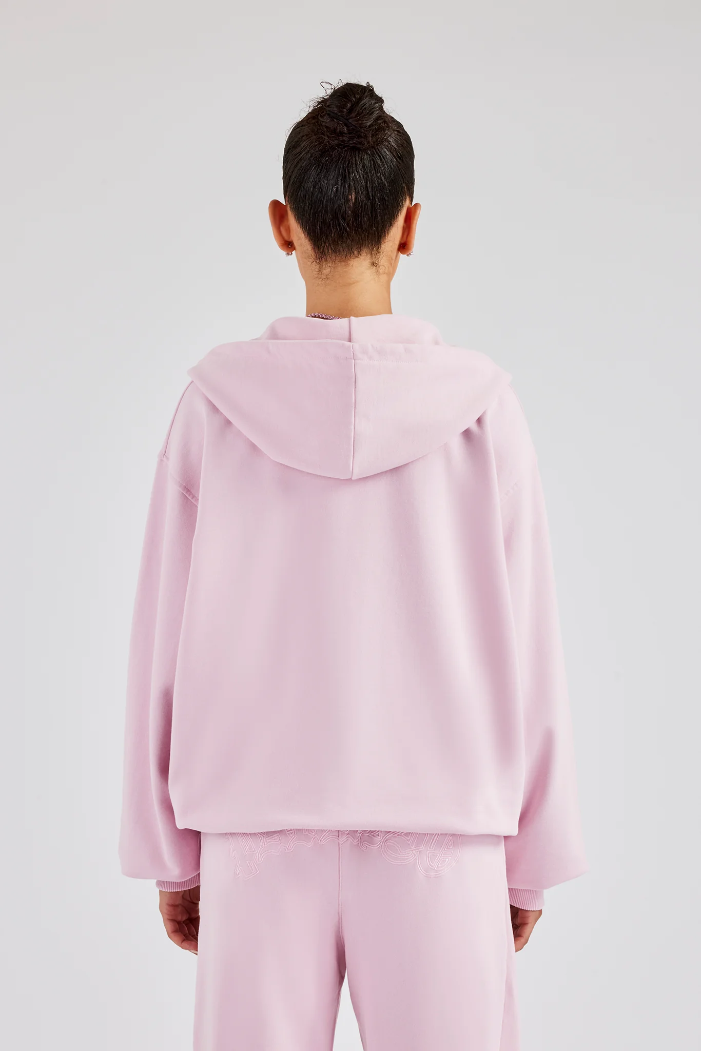 Womens Paraiso Embroidered Tracksuit - Pink - Image 8