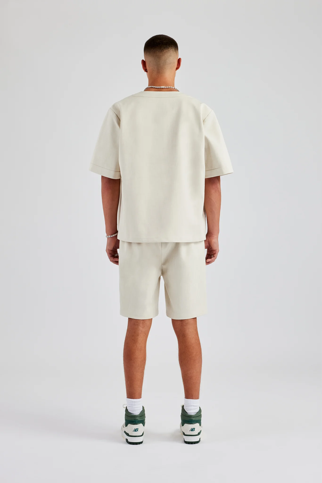 Woven Embroidered Baseball Shirt & Short Set - Image 2